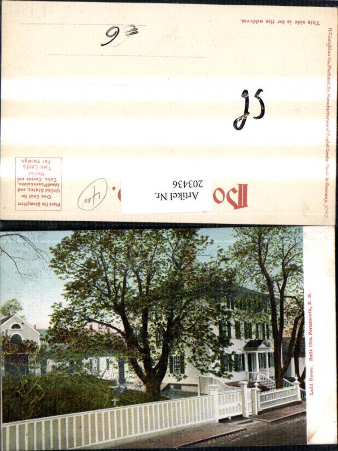 Alte Ansichtskarte – Old Postcard