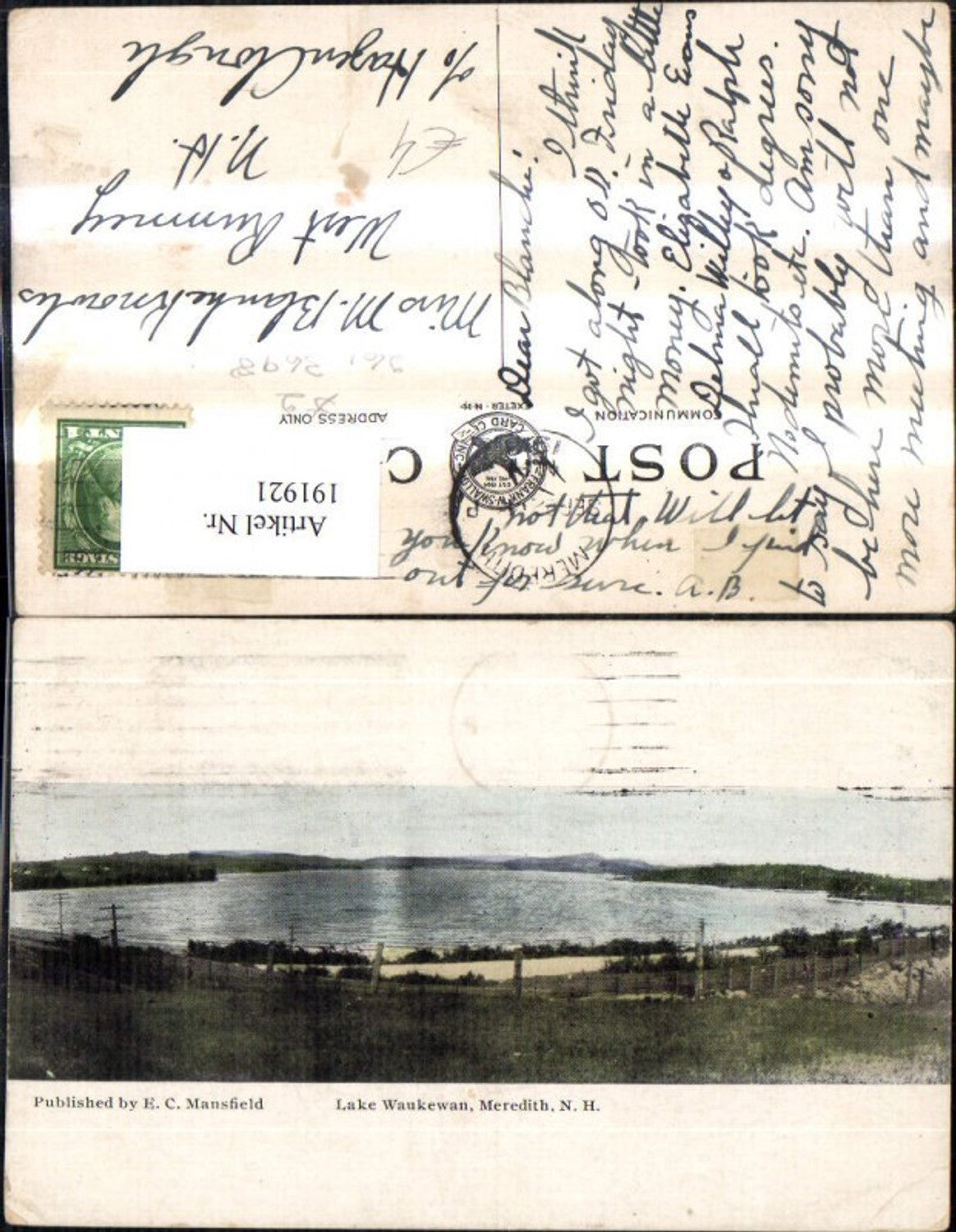 Alte Ansichtskarte – Old Postcard