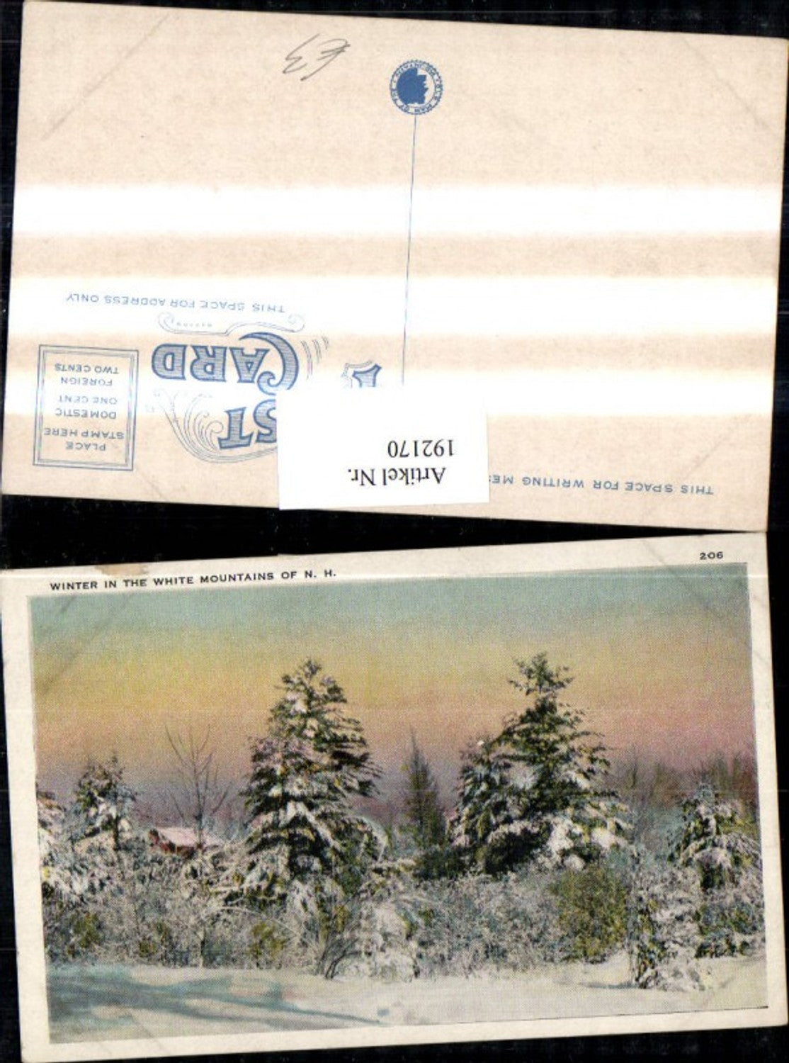 Alte Ansichtskarte – Old Postcard