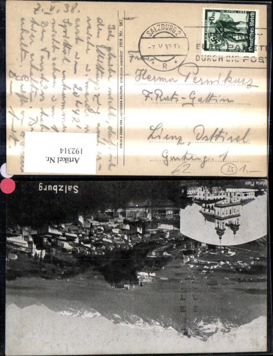 192314,Salzburg Teilansicht Mehrbild Ak Maria Plain