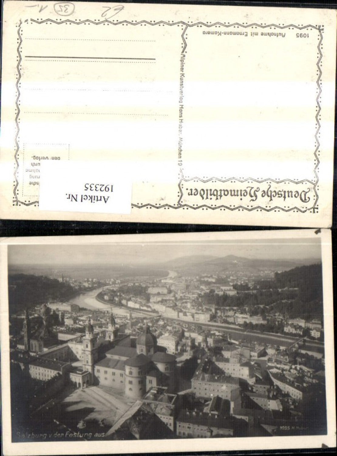 192335,Salzburg v. d. Festung aus