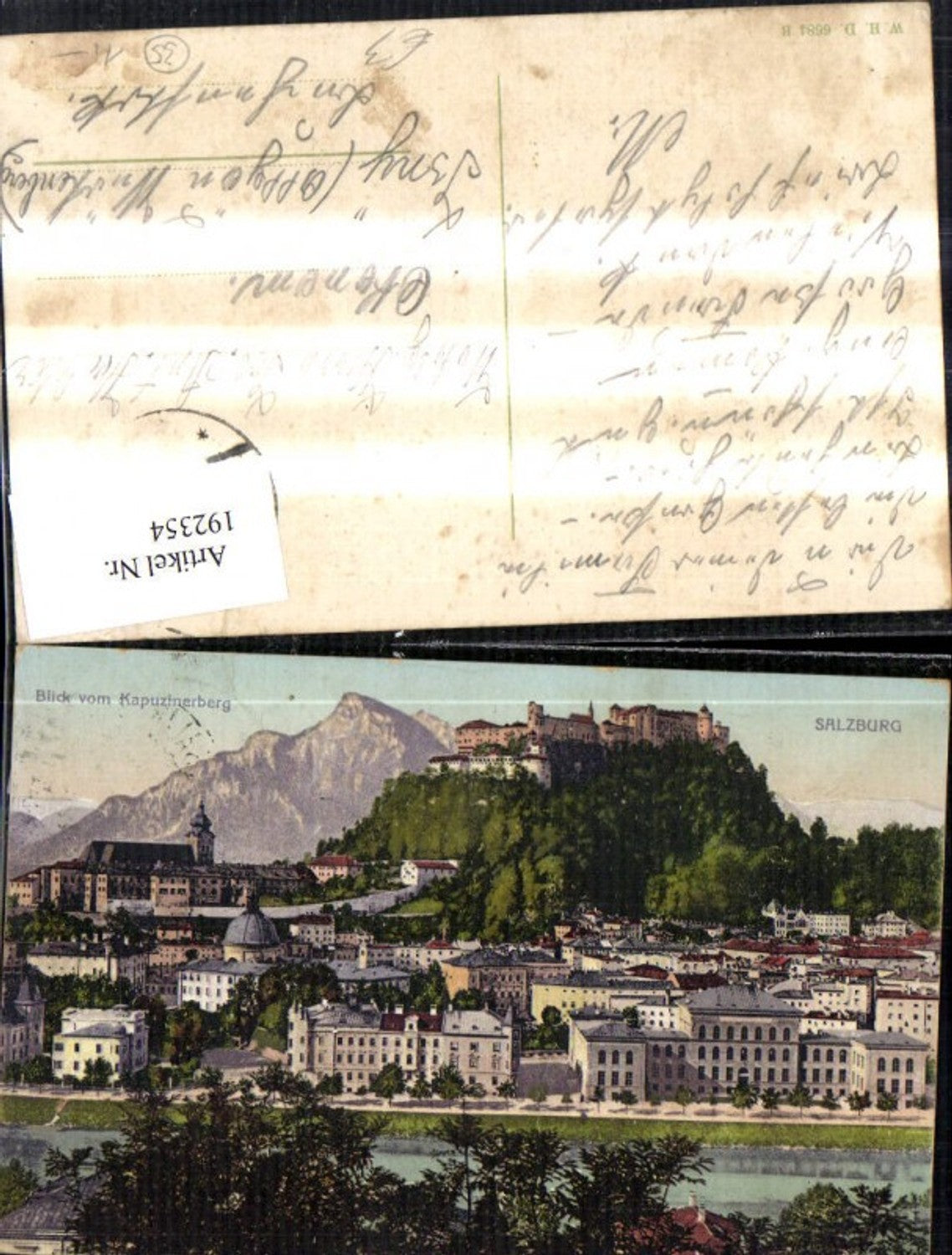 192354,Salzburg Blick v. Kapuzinerberg