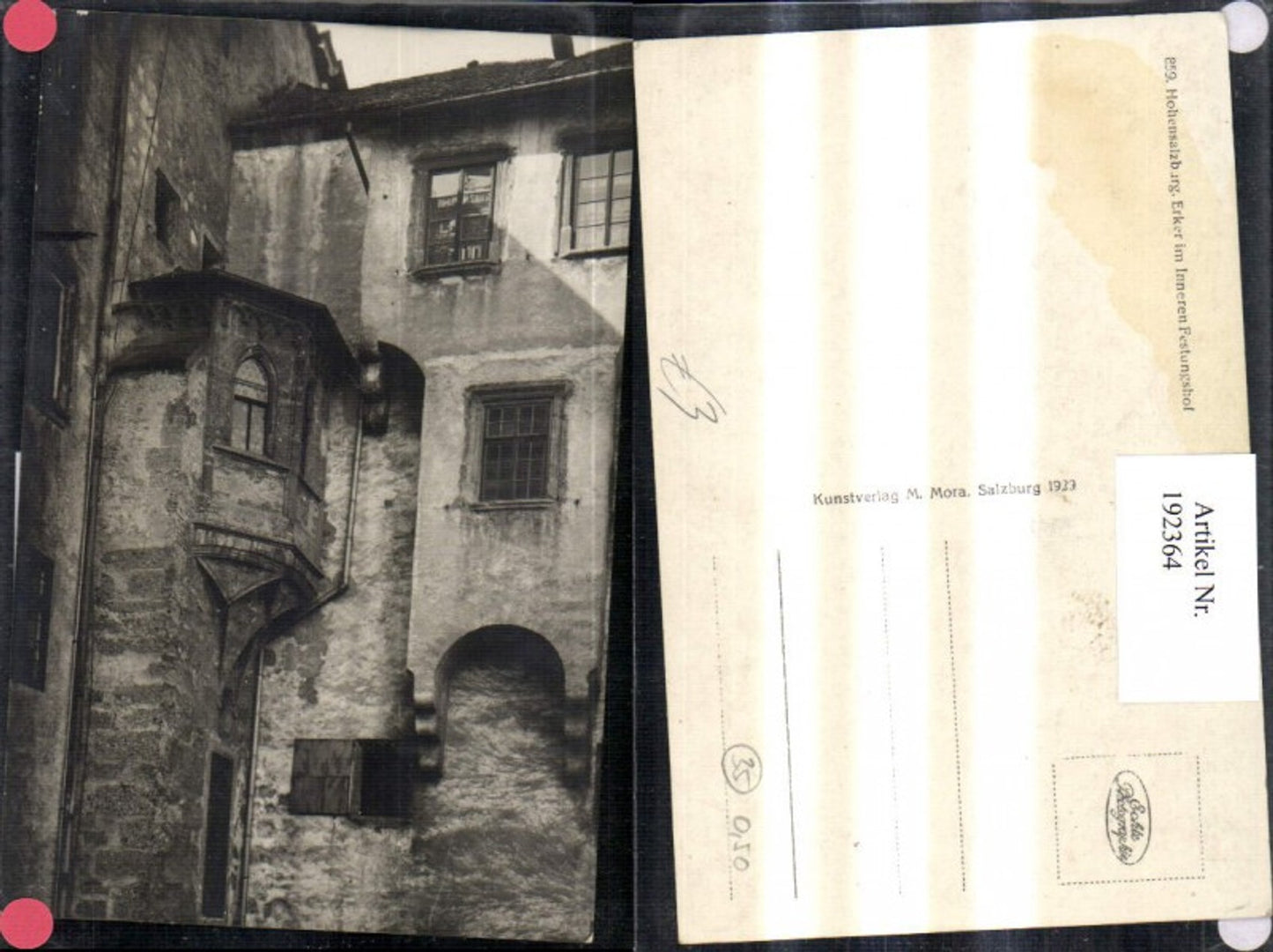 192364,Salzburg Hohensalzburg Erker i. Inneren Festungshof