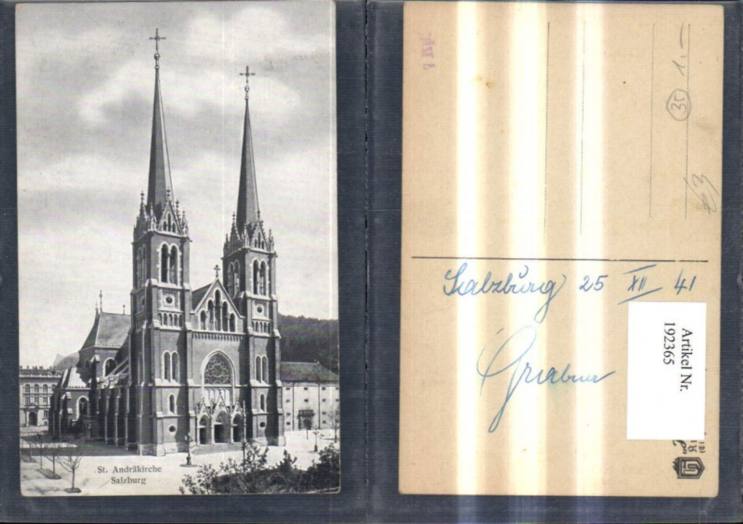 192365,Salzburg St Andräkirche Kirche
