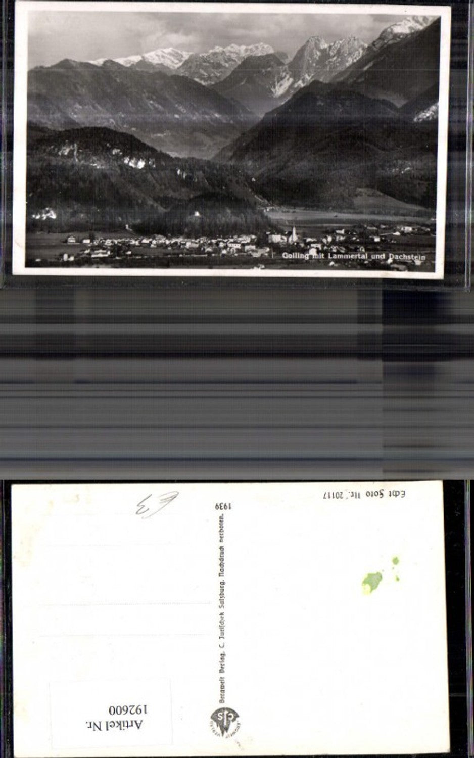 192600,Golling m. Lammertal u. Dachstein Foto Ak