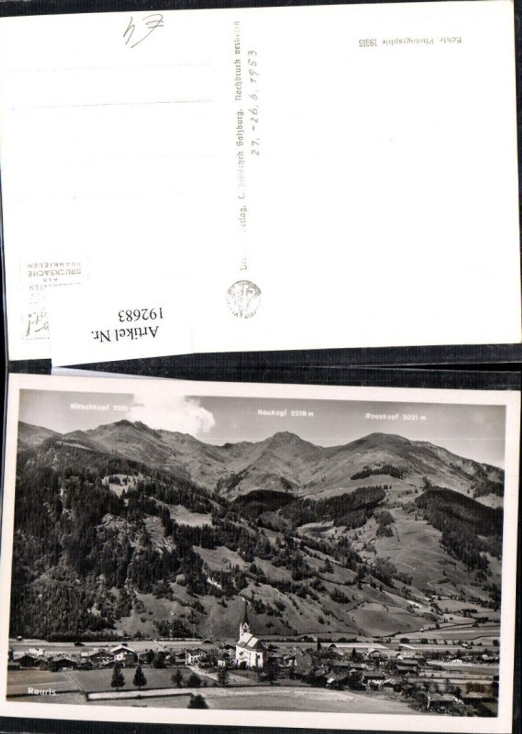 192683,Rauris Foto Ak