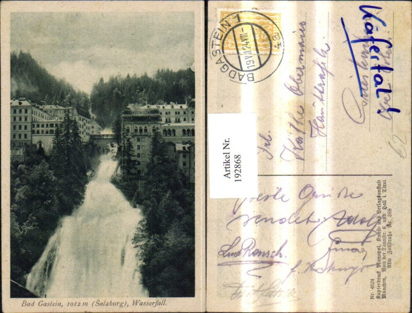 Alte Ansichtskarte – Old Postcard