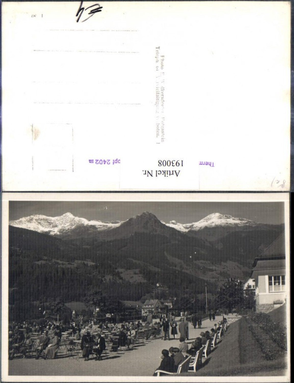 Alte Ansichtskarte – Old Postcard
