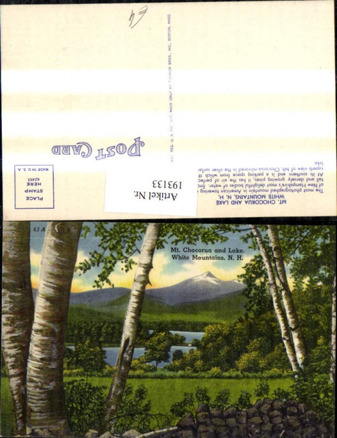 Alte Ansichtskarte – Old Postcard