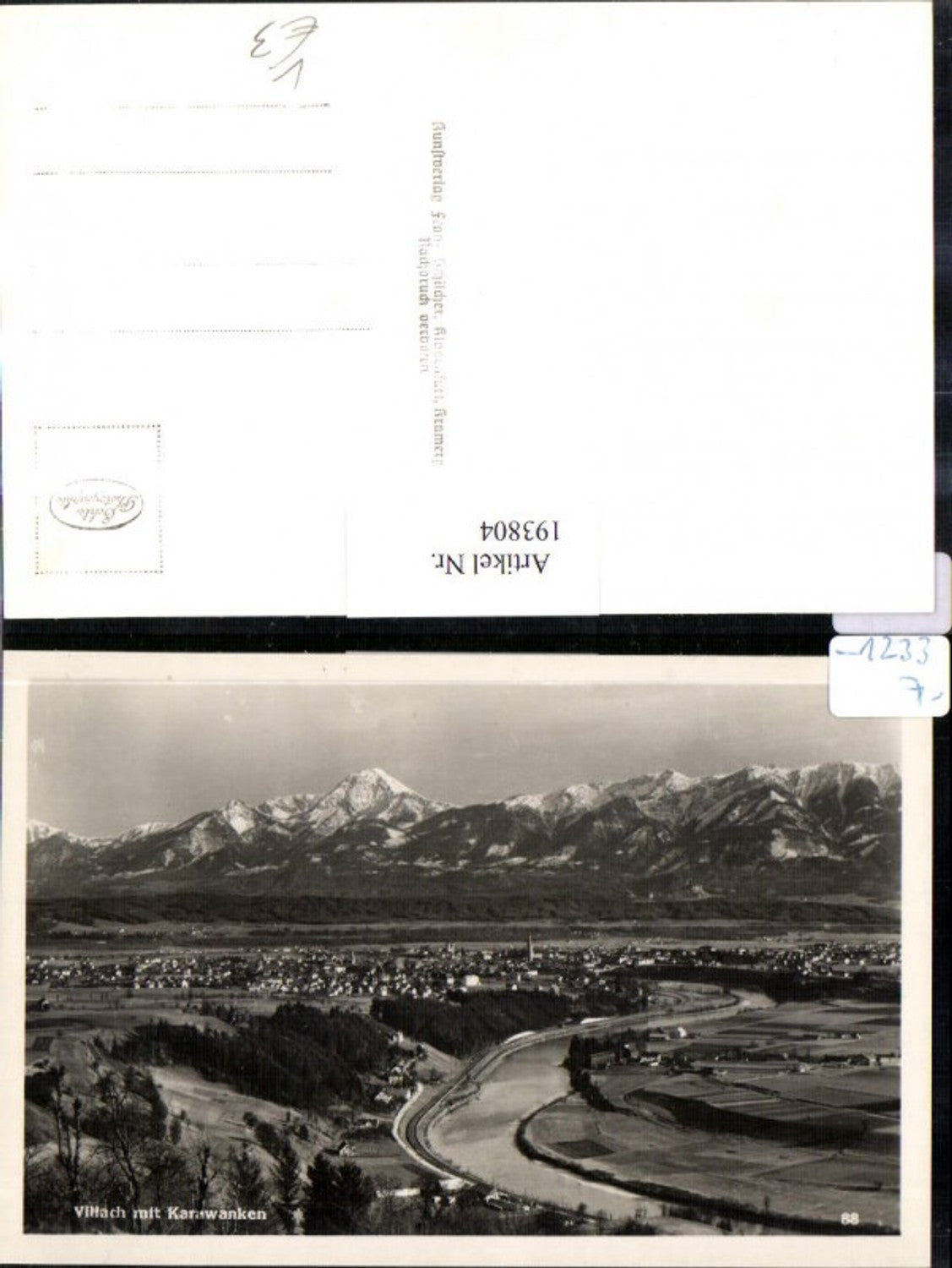193804,Villach Totale m. Karawanken pub Franz Schilcher 88
