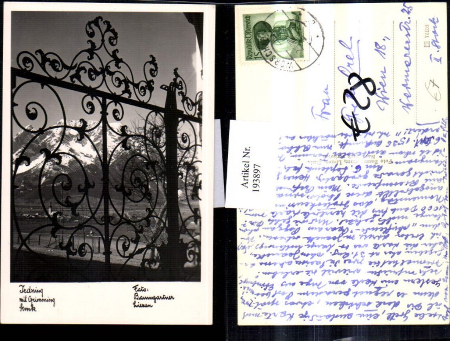 Alte Ansichtskarte – Old Postcard