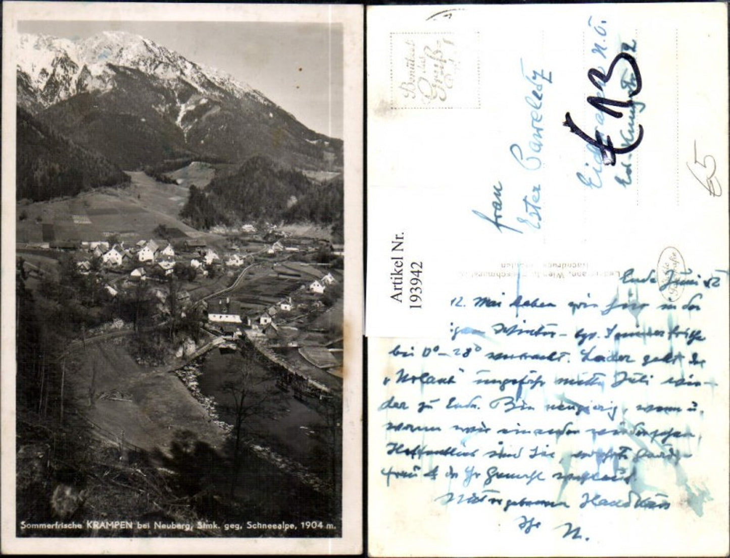 Alte Ansichtskarte – Old Postcard