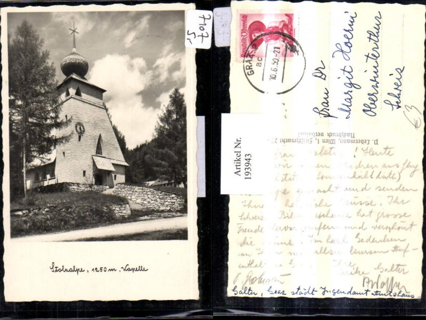 Alte Ansichtskarte – Old Postcard