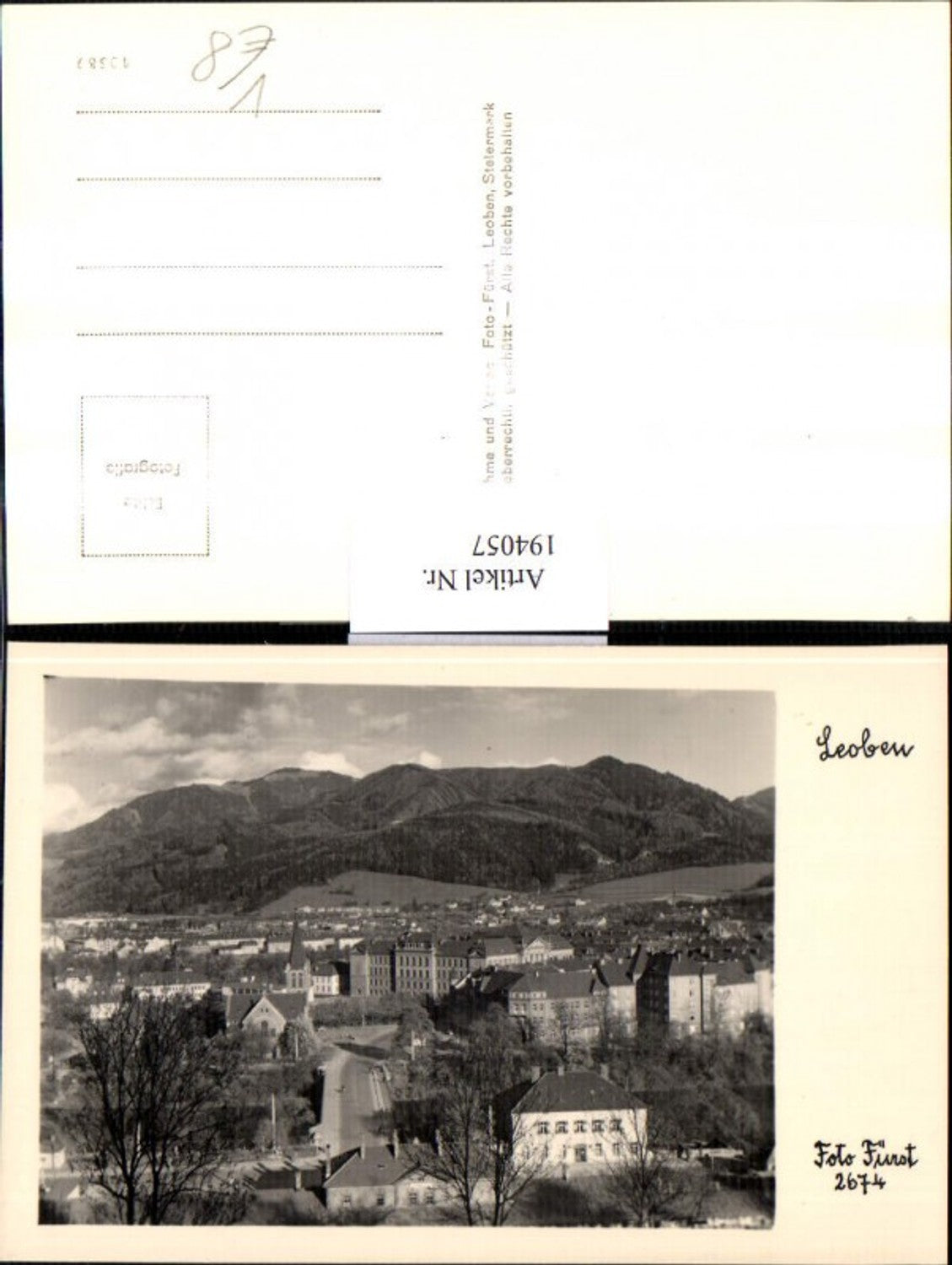 Alte Ansichtskarte – Old Postcard
