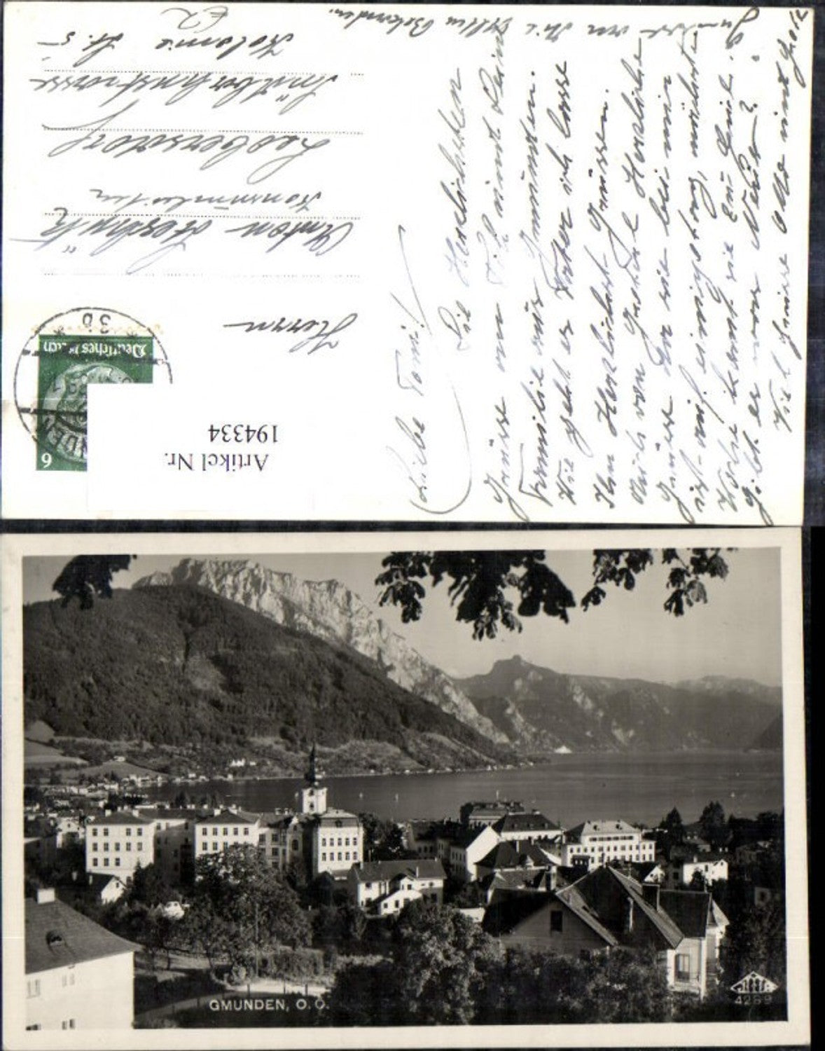 194334,Gmunden Foto Ak Salzkammergut Traunsee