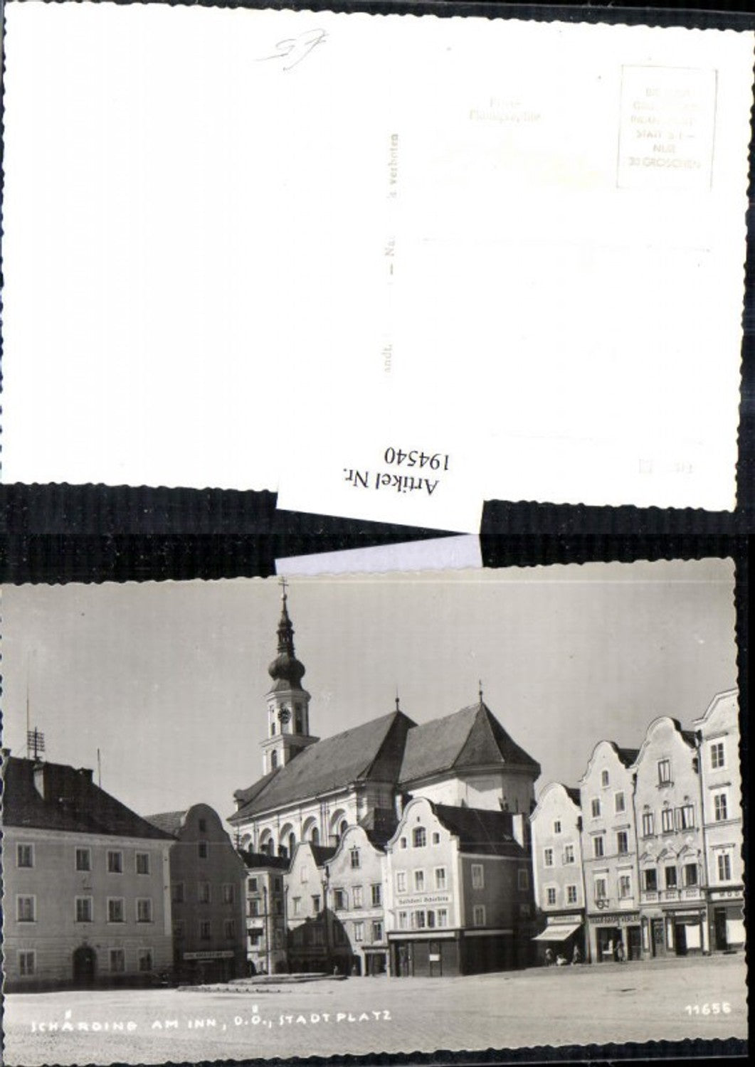 194540, Schärding am Inn, town square, church