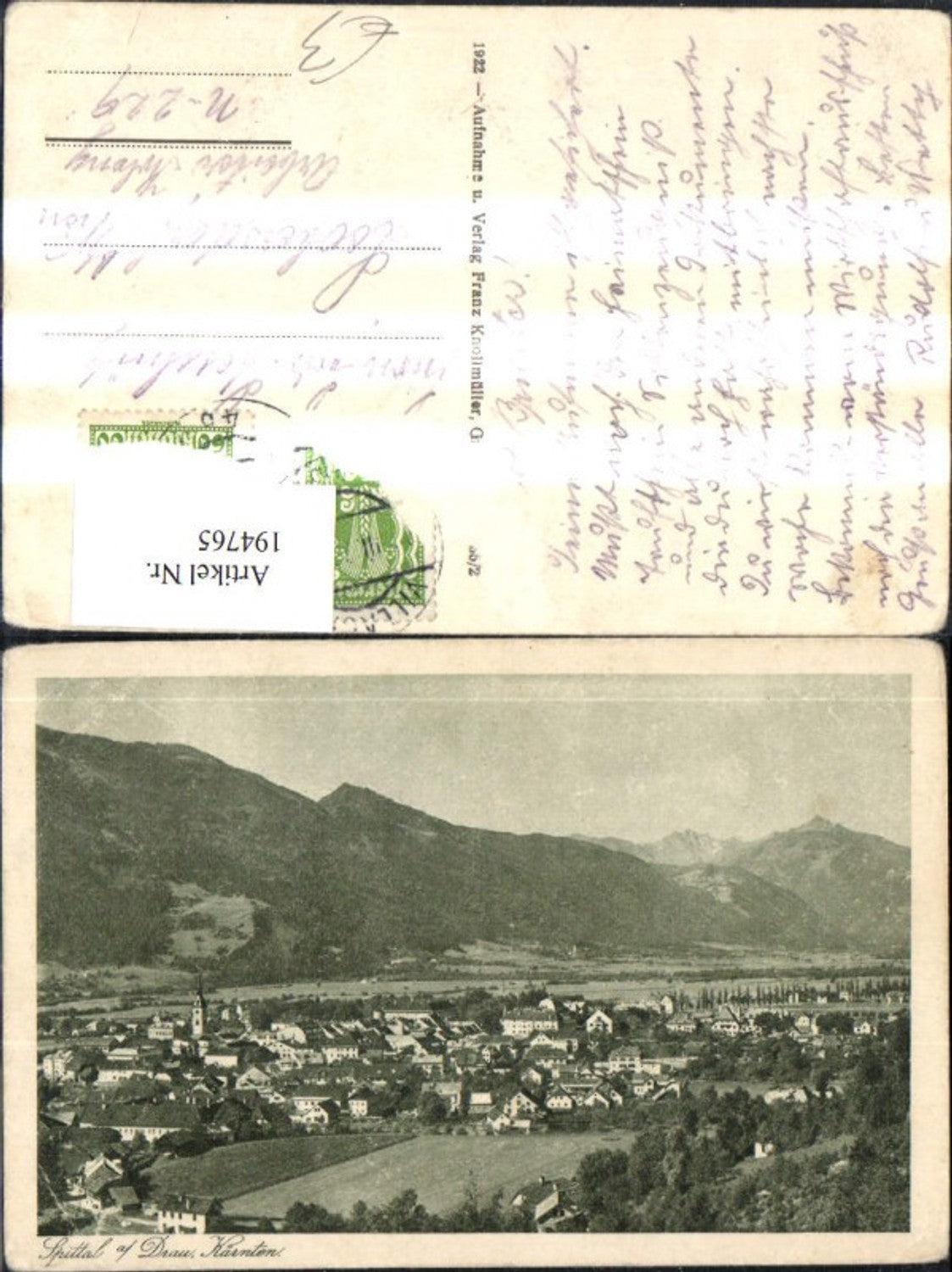194765,Spittal a. d. Drau Teilansicht