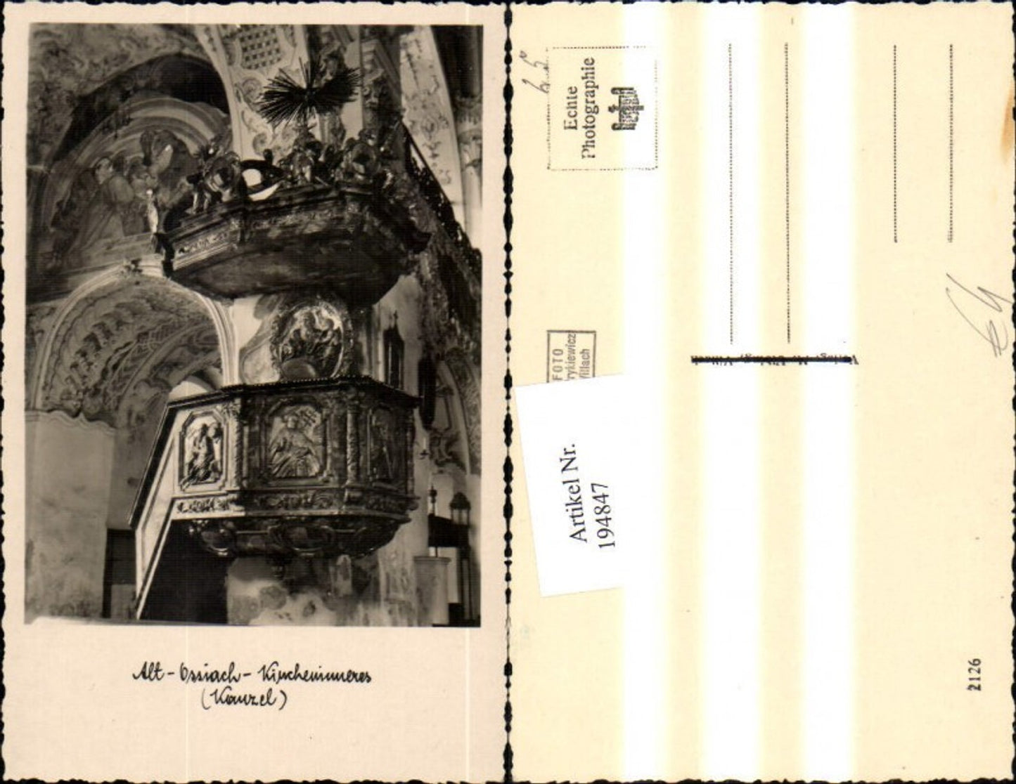 Alte Ansichtskarte – Old Postcard