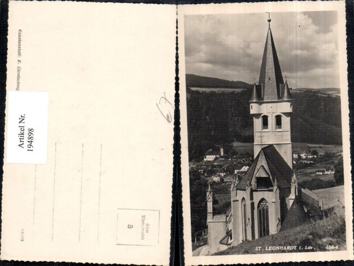 194898,St. Leonhardt i. Lavanttal Teilansicht Kirche