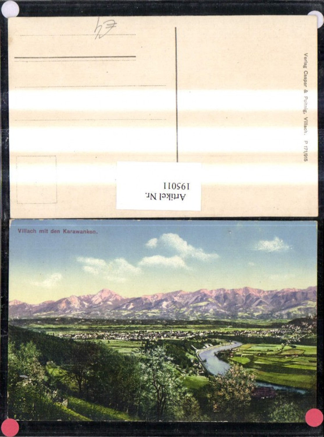 195011,Villach Totale m. d. Karawanken