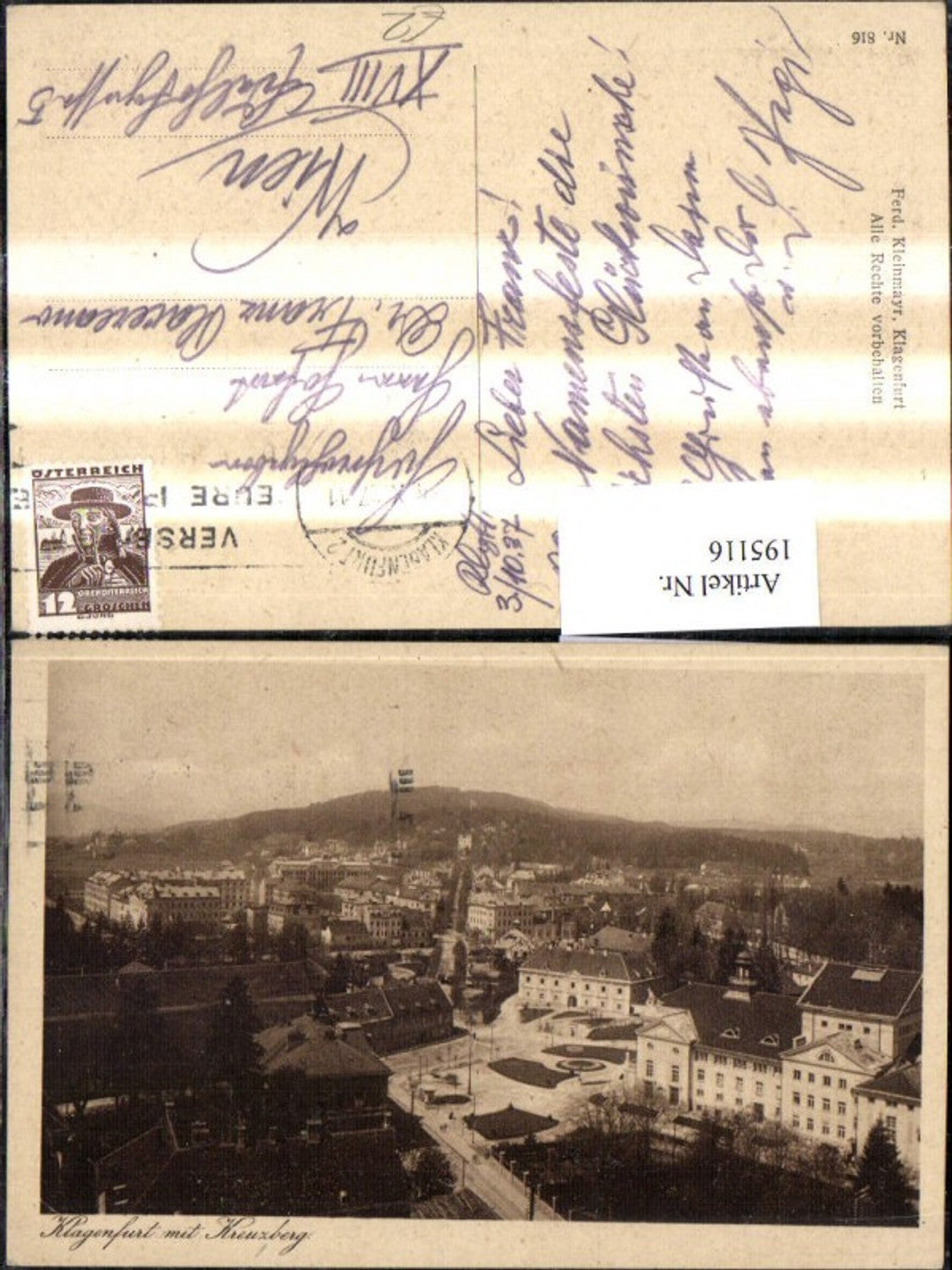 Alte Ansichtskarte – Old Postcard