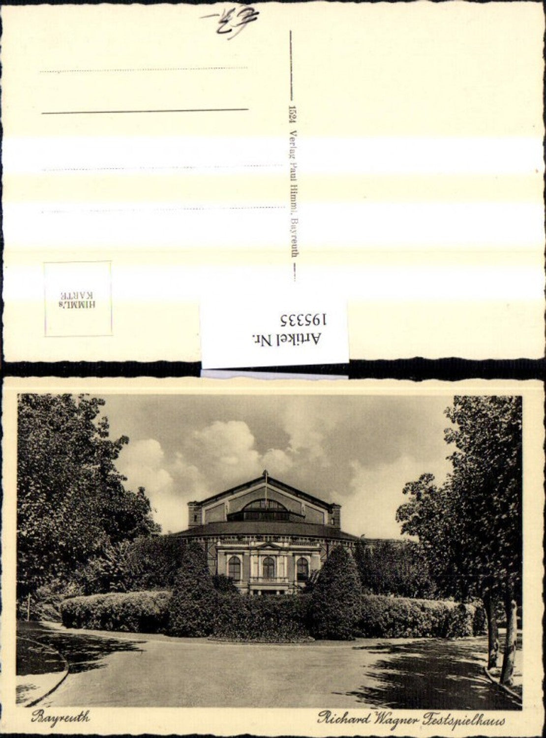 195335,Bayreuth Richard Wagner Festspielhaus