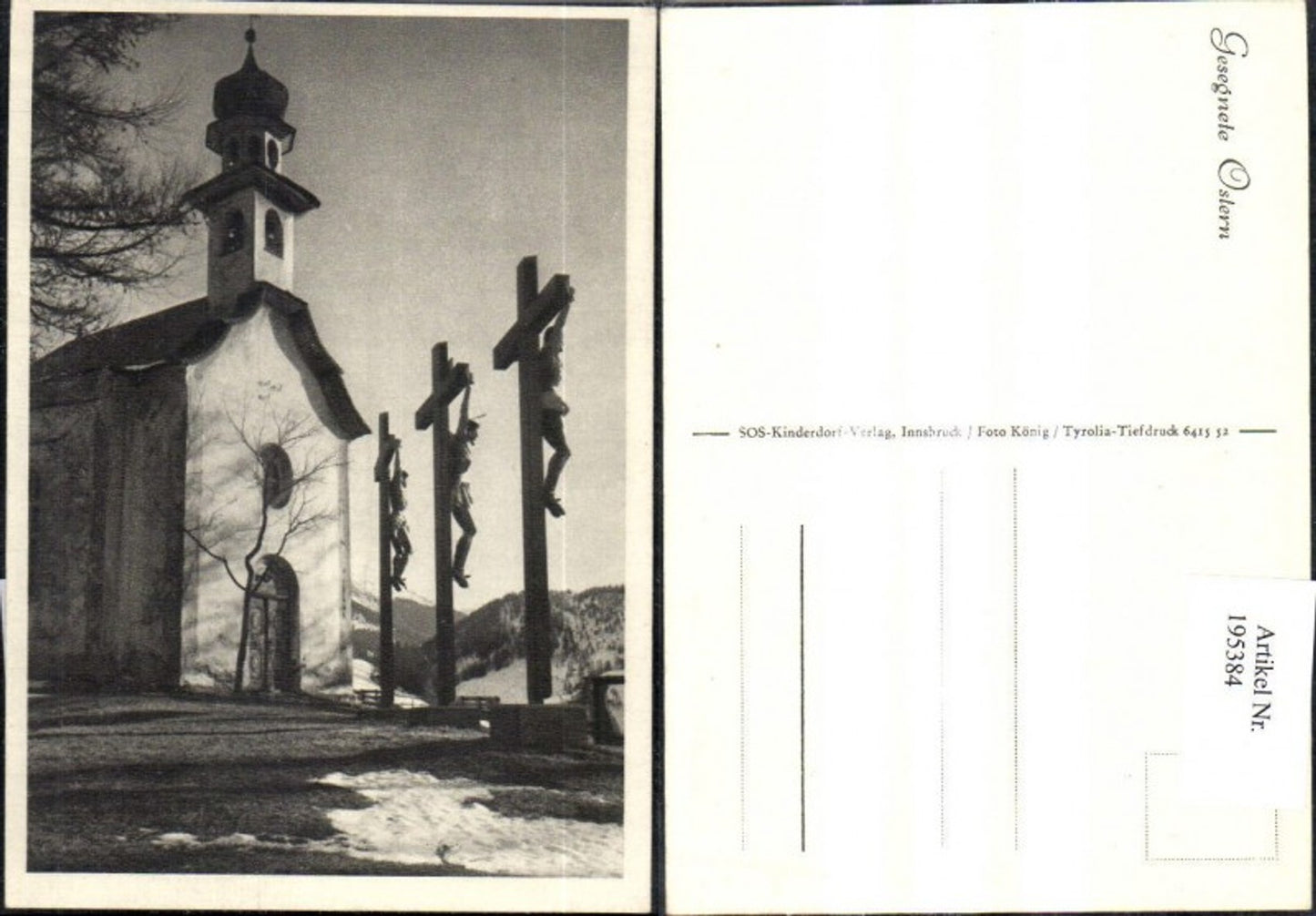 195384, SOS Children's Village Happy Easter Church with Crosses