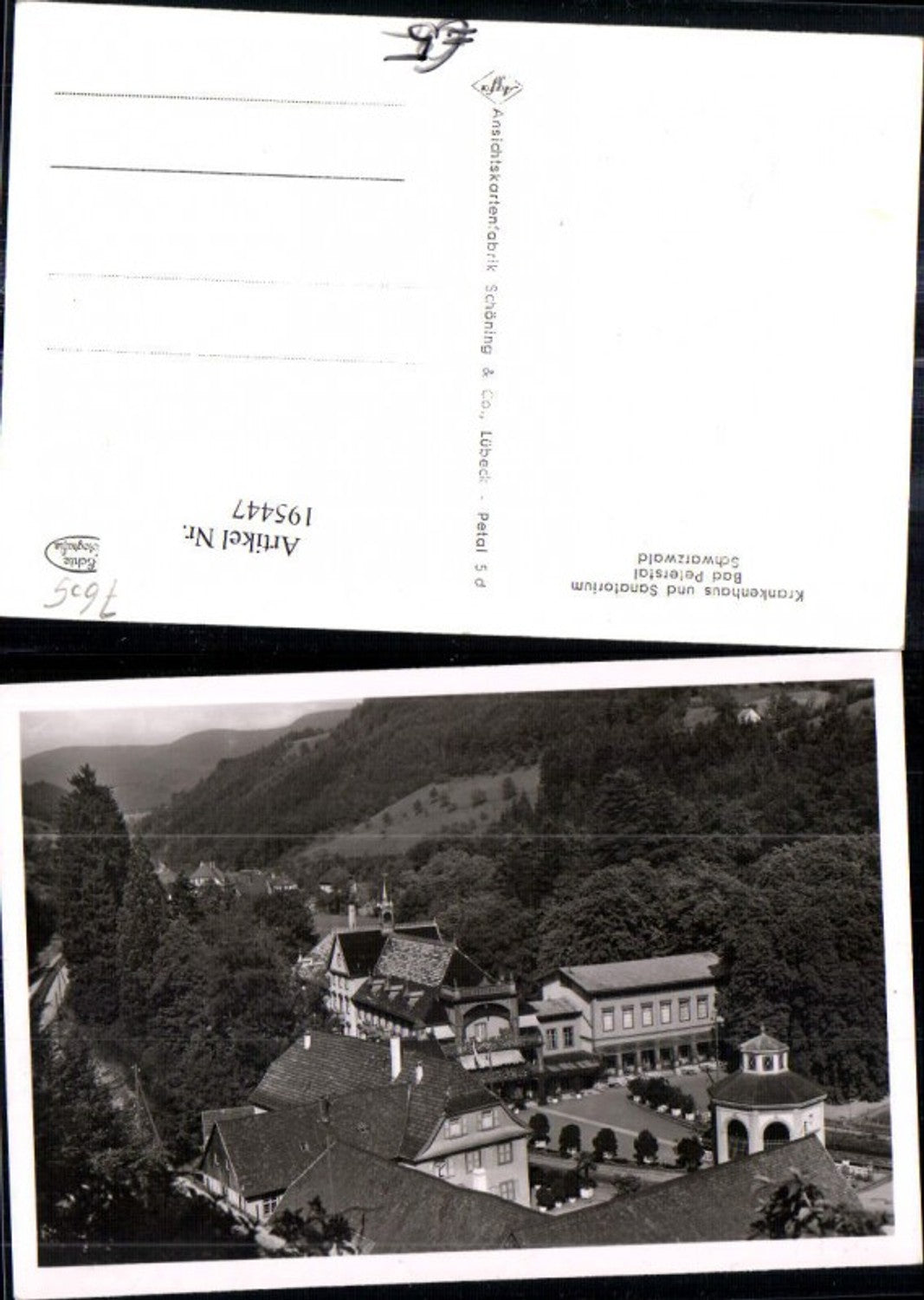 195447,Bad Peterstal Griesbach Schwarzwald Krankenhaus u. Sanatorium