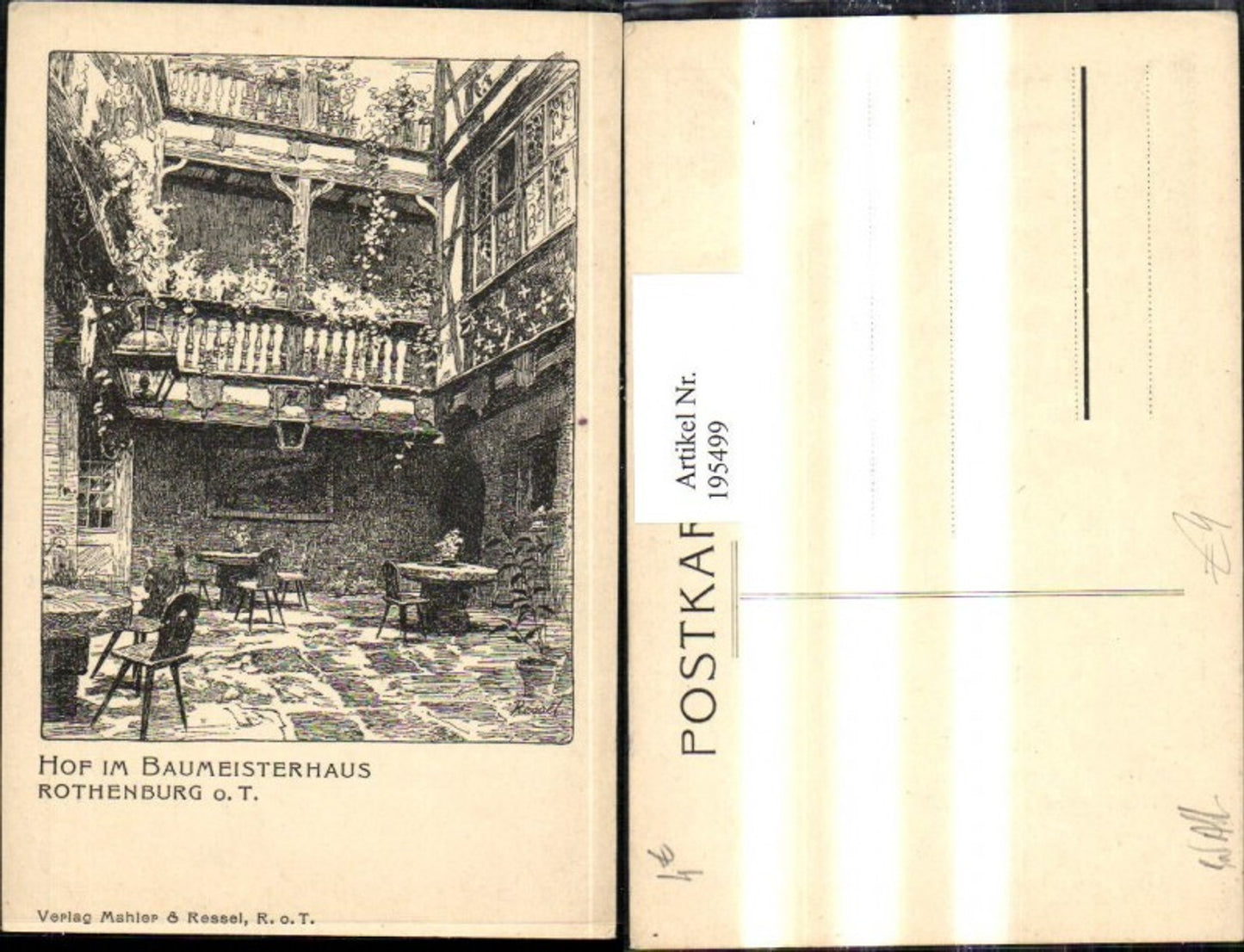 195499,Rothenburg ob der Tauber Hof im Baumeisterhaus Hof