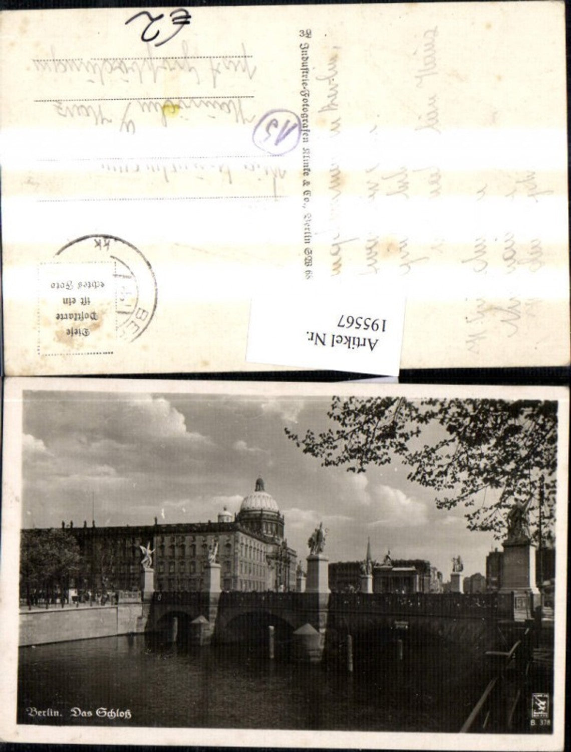 195567,Berlin Das Schloss Brücke