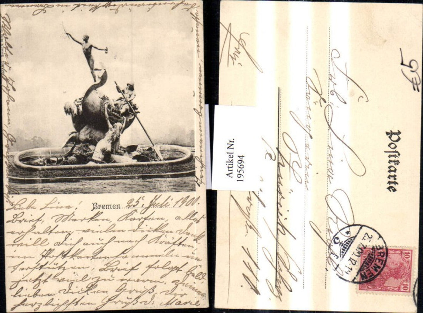 195694,Bremen Denkmal Statue Männer Frau