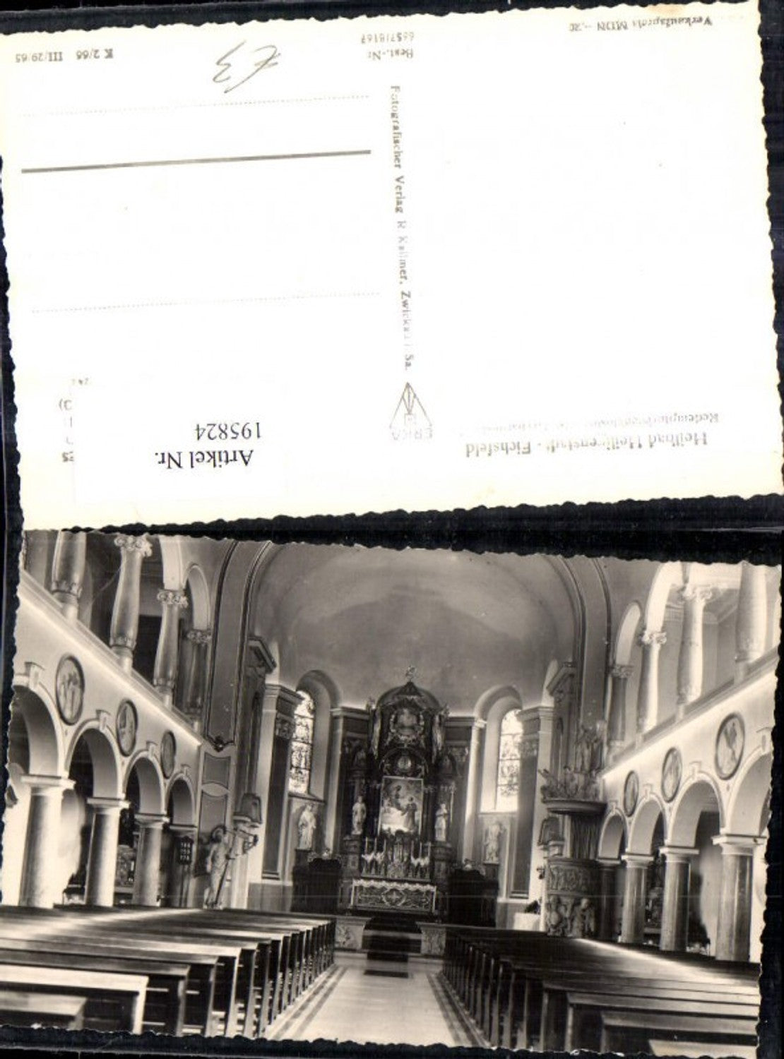 195824,Heilbad Heiligenstadt Eichsfeld Redemptoristenkloster St Gerharduskirche Foto Ak