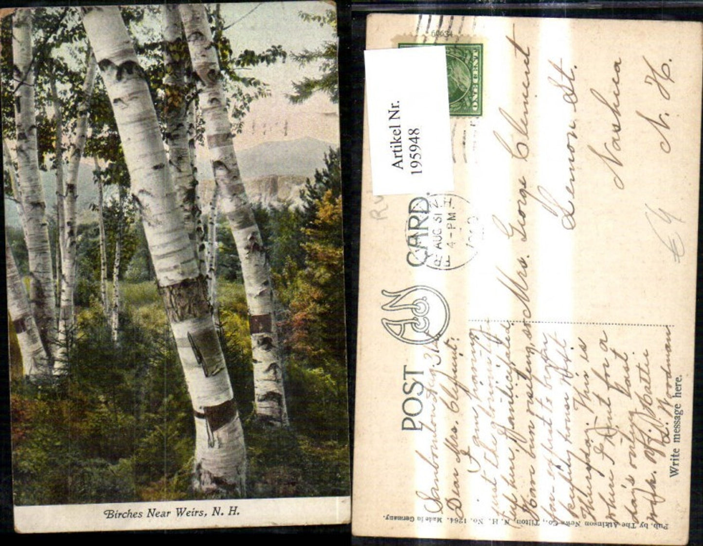 Alte Ansichtskarte – Old Postcard