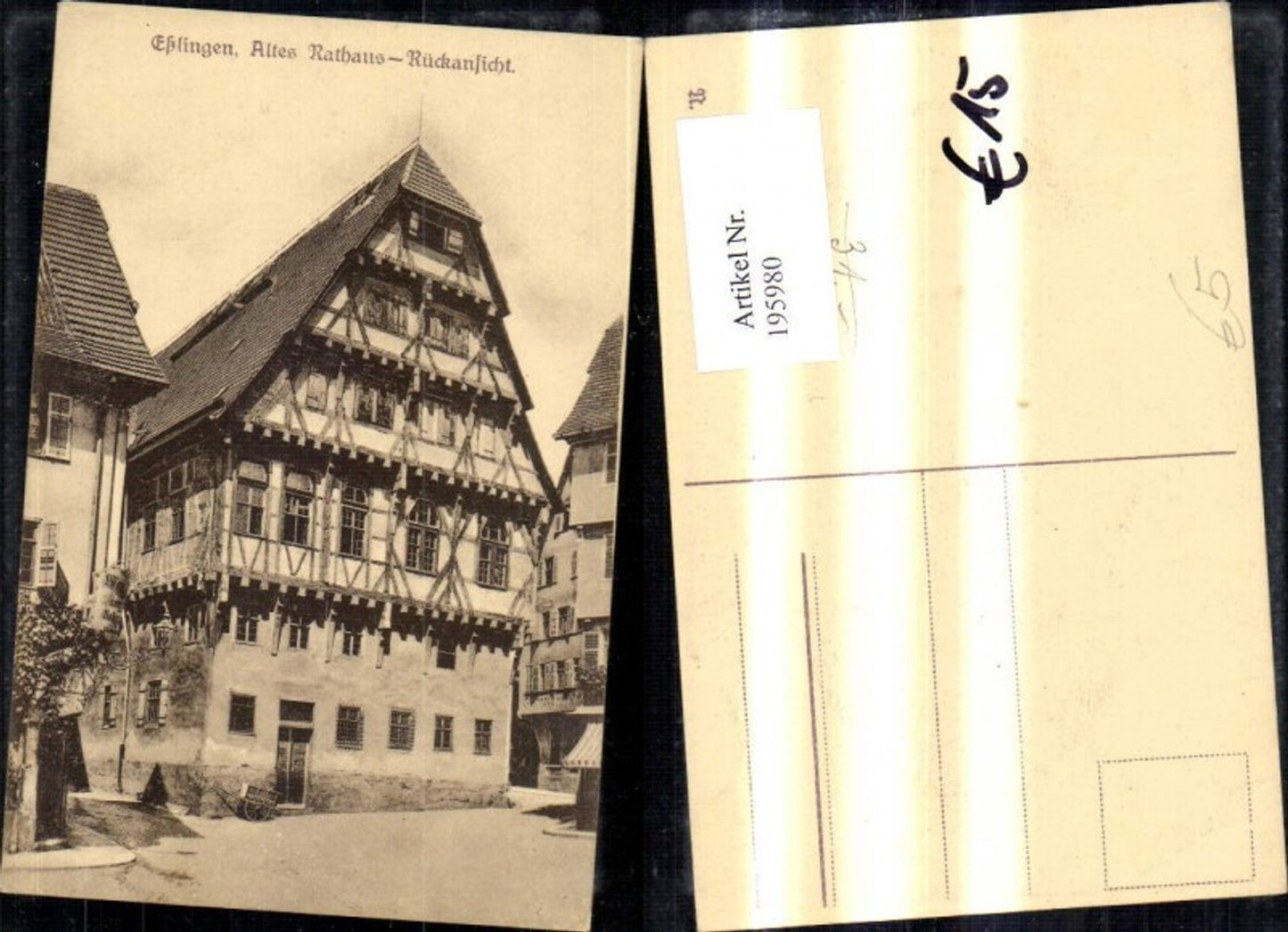 195980,Eßlingen Altes Rathaus Rückansicht