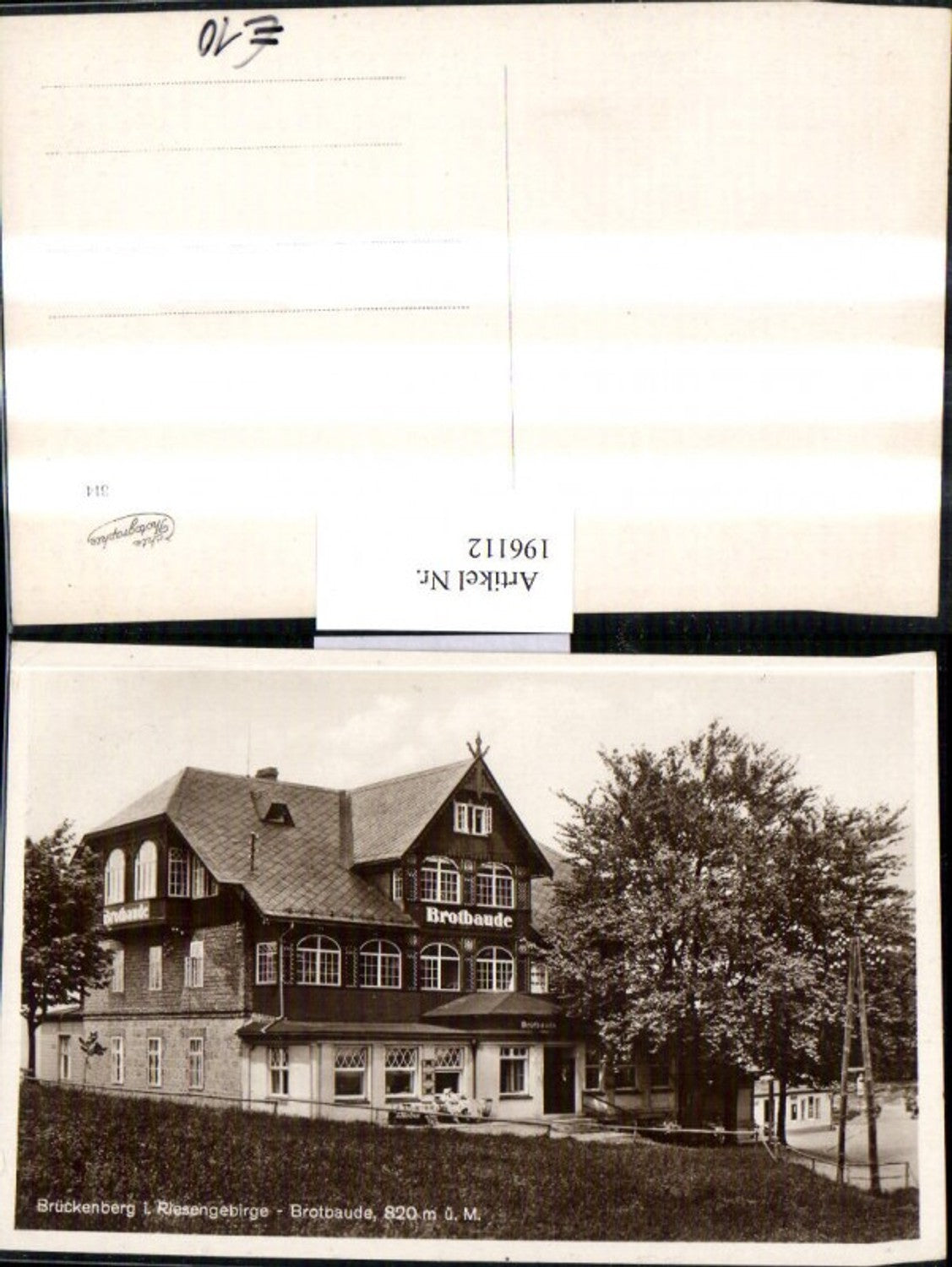 Alte Ansichtskarte – Old Postcard