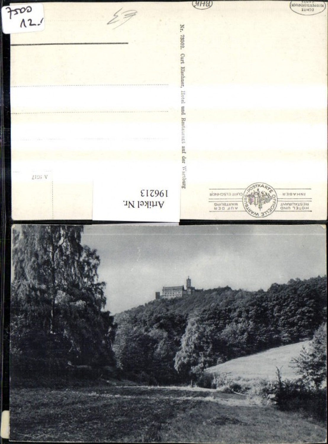 196213, Wartburg Castle near Eisenach