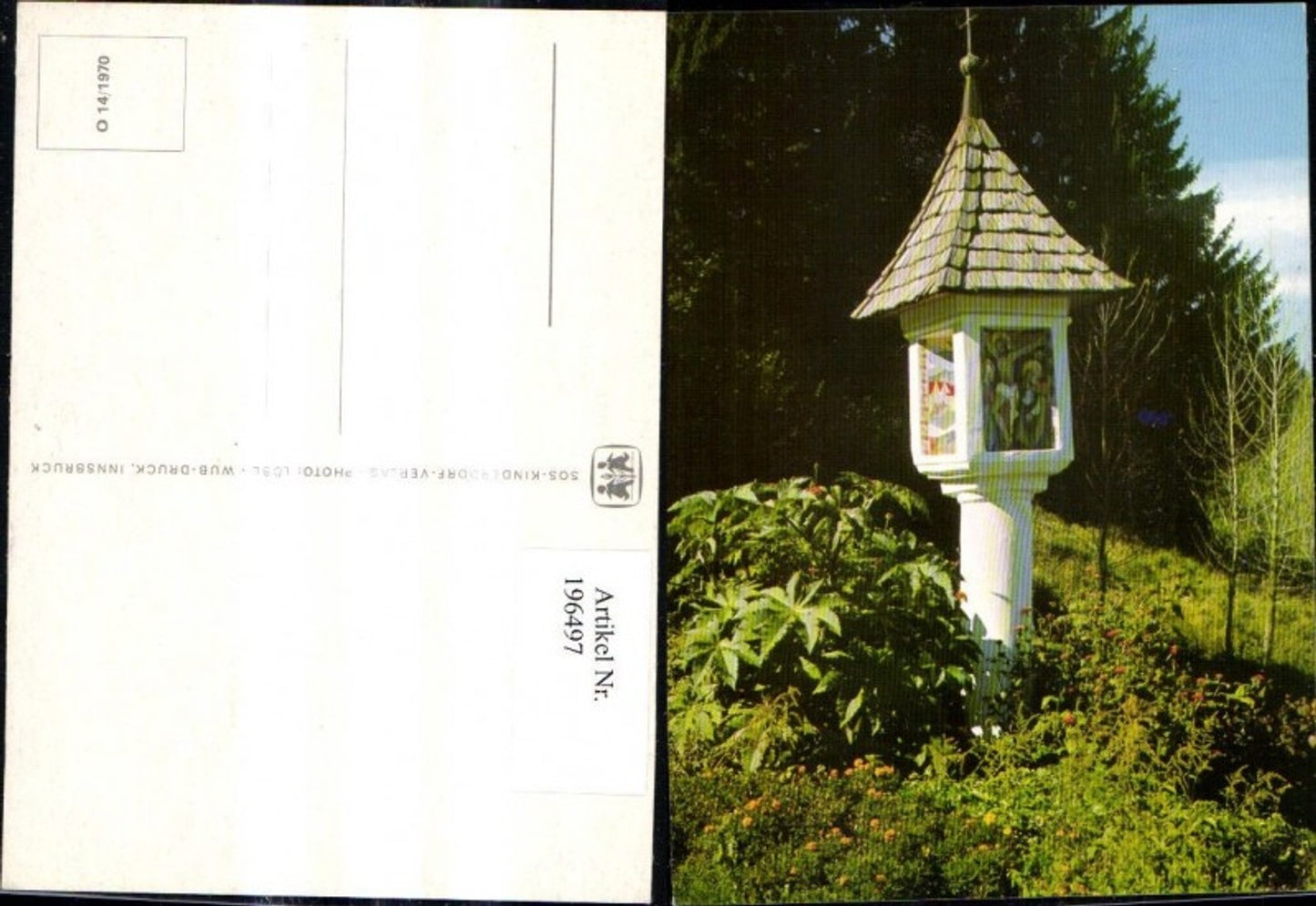 196497, SOS Children's Village O 14/1970 Wayside Shrine Section