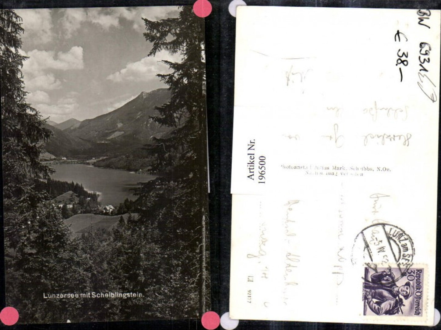 196500,Lunzersee b. Lunz am See Scheiblingstein