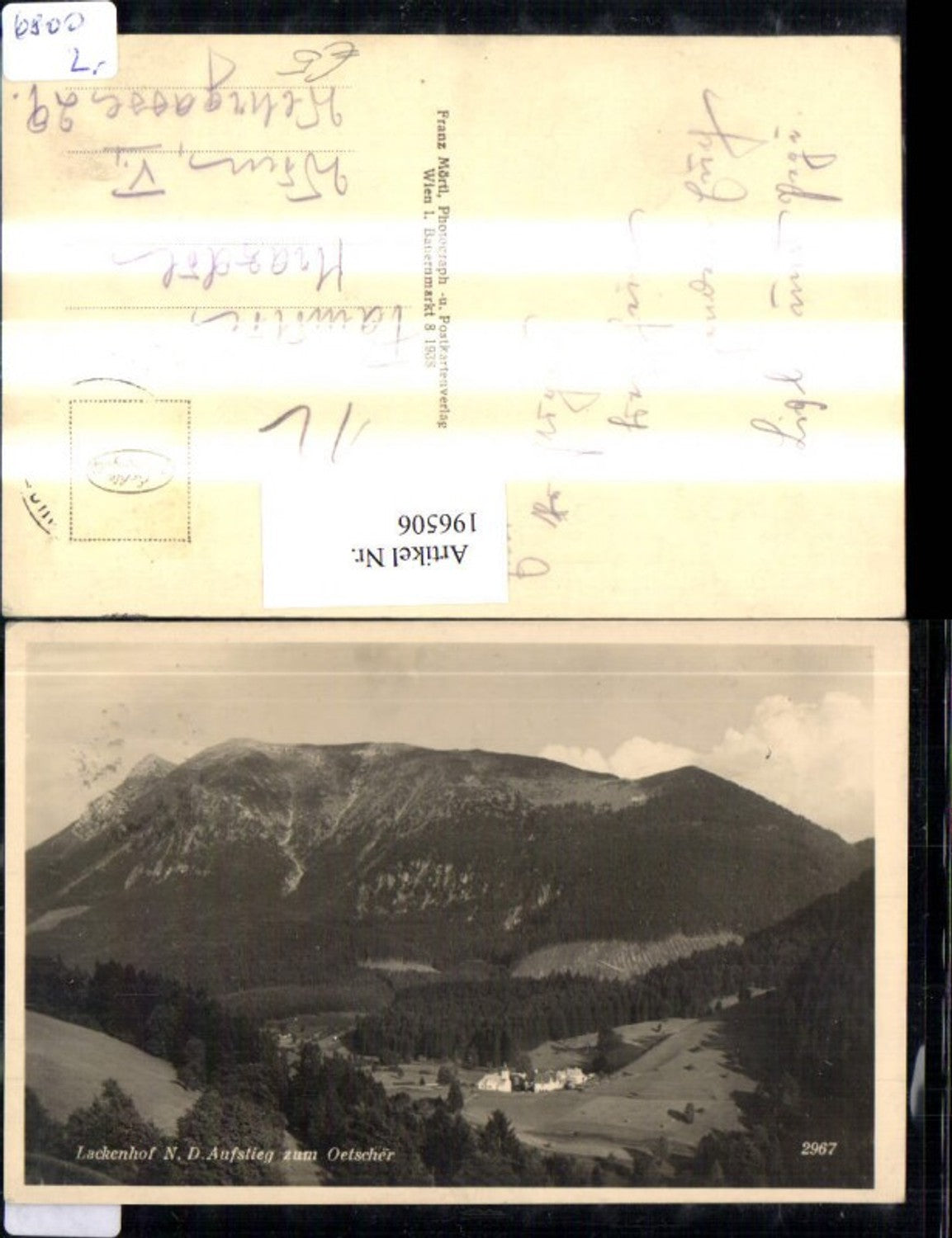 196506,Lackenhof Totale Aufstieg zum Ötscher