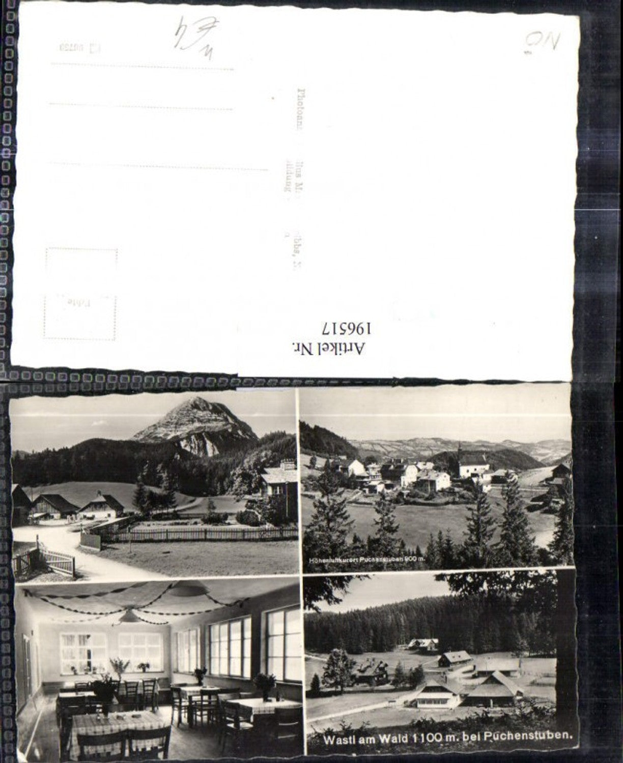 196517,Wastl am Wald b. Puchenstuben Totale Mehrbildkarte