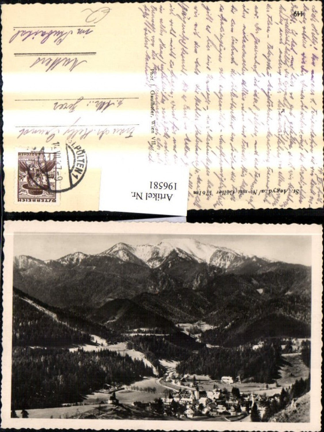 196581,St. Aegyd Totale m. Göller