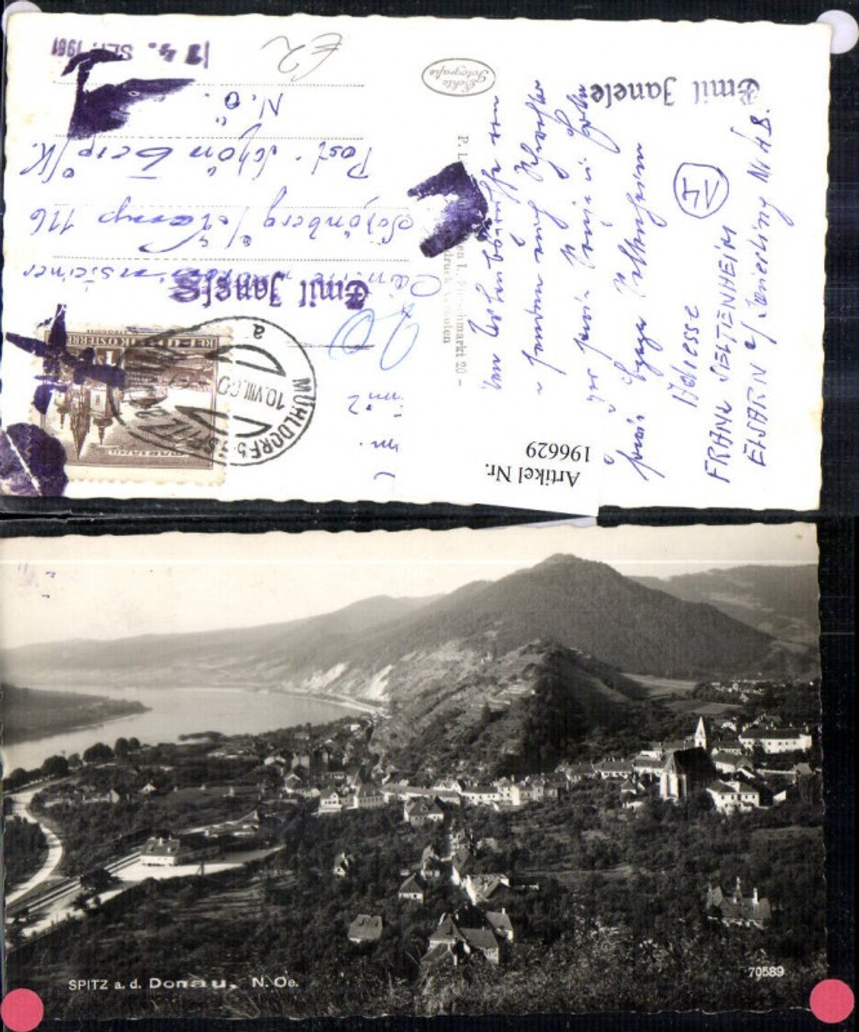 196629,Foto Ak Spitz a. d. Donau
