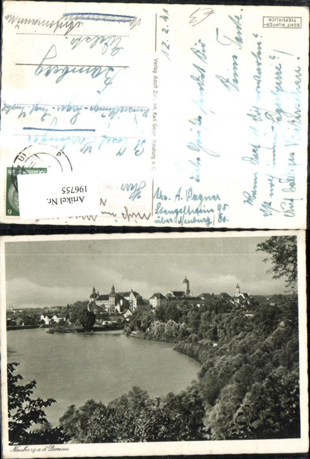 196755,Neuburg a. d. Donau Teilansicht