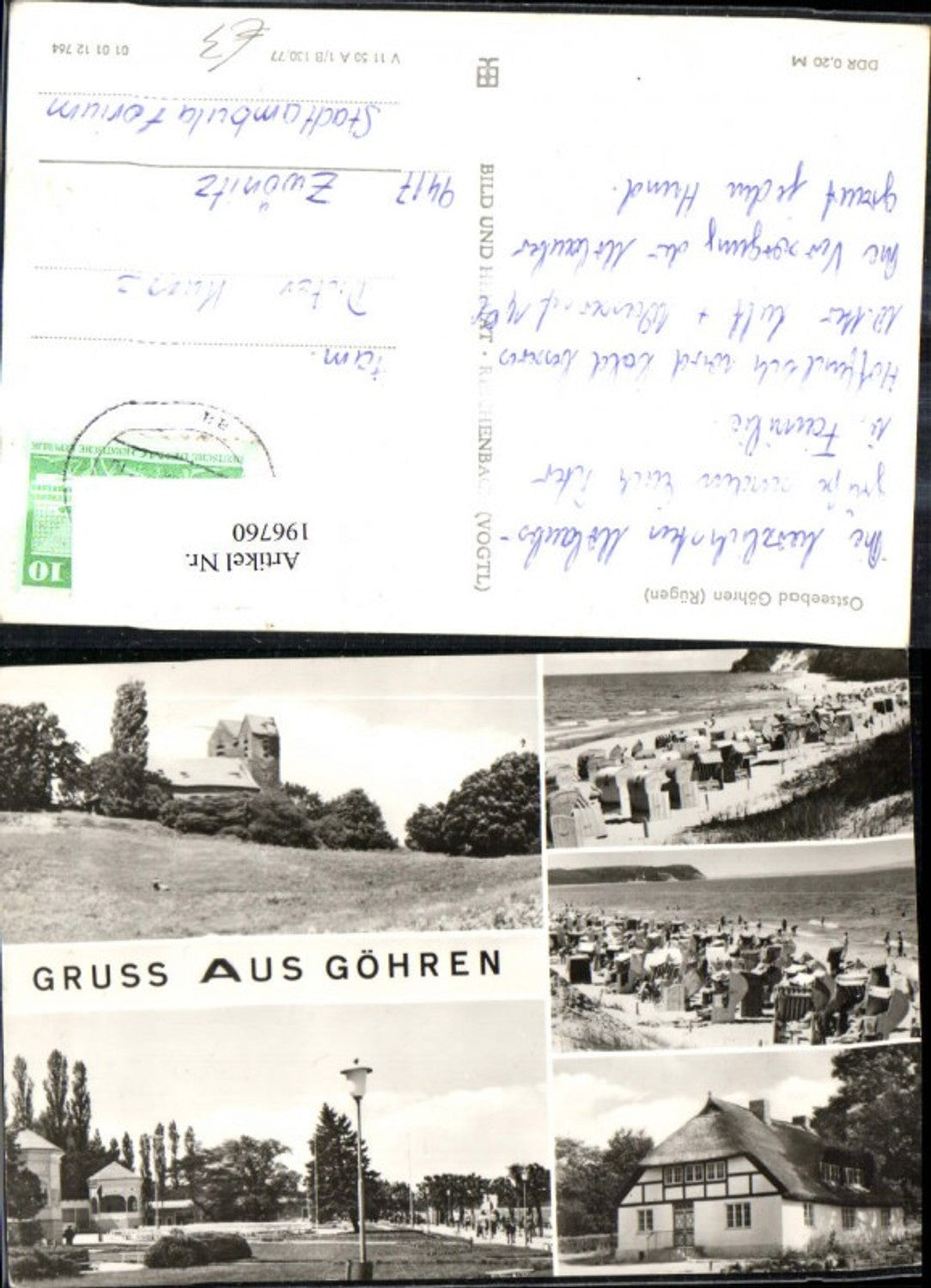 196760,Ostseebad Göhren Insel Rügen Mehrbild Ak