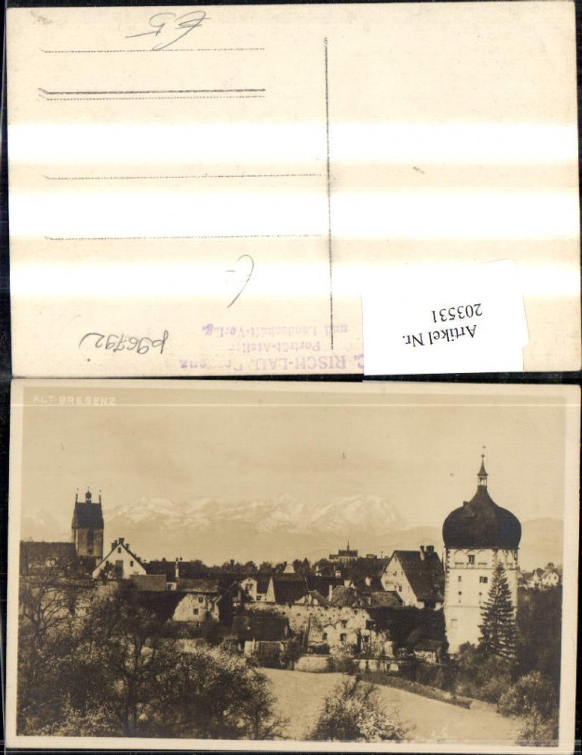 Alte Ansichtskarte – Old Postcard