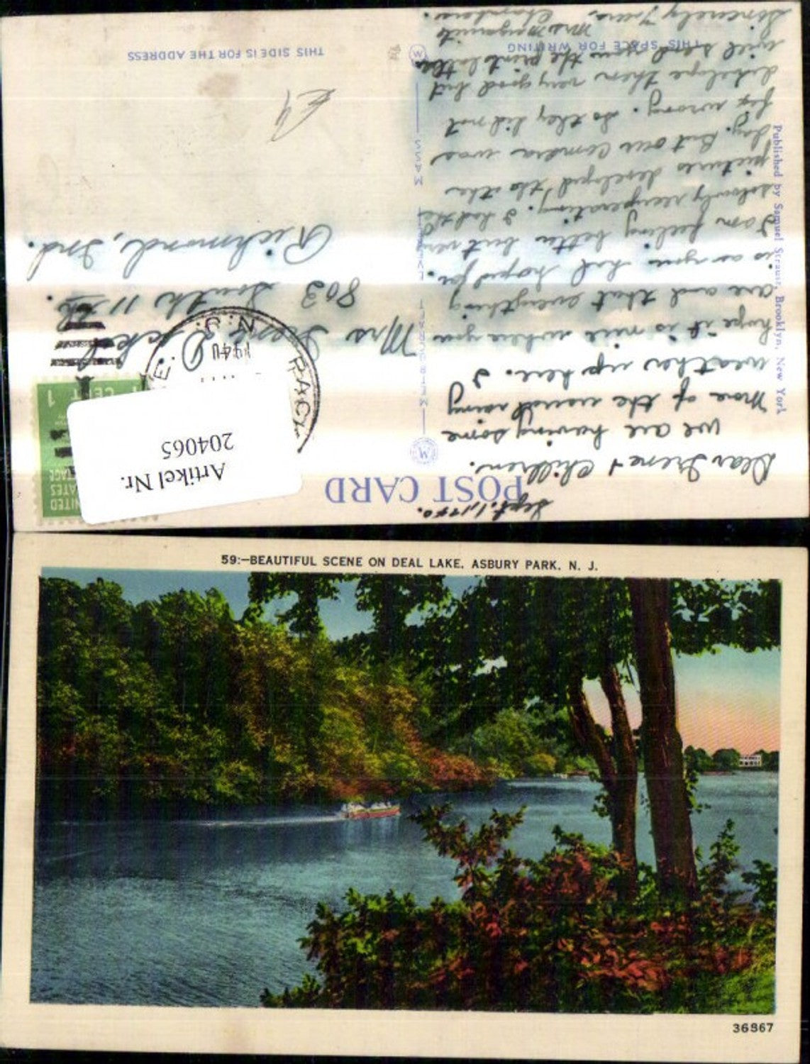 Alte Ansichtskarte – Old Postcard