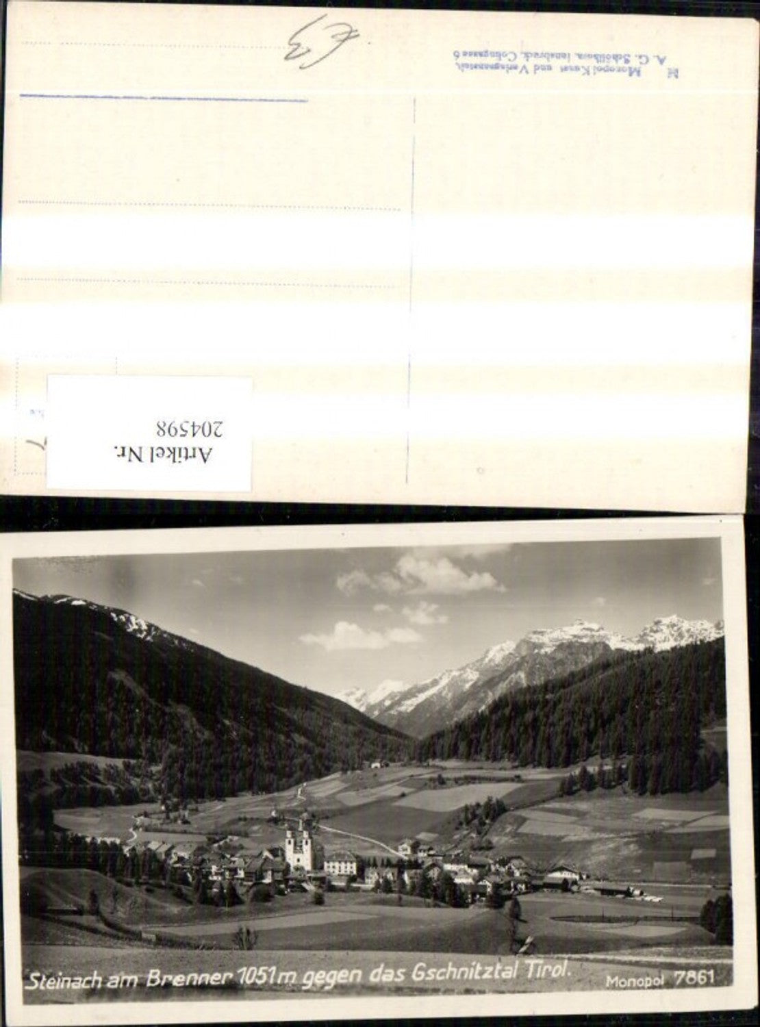 Alte Ansichtskarte – Old Postcard