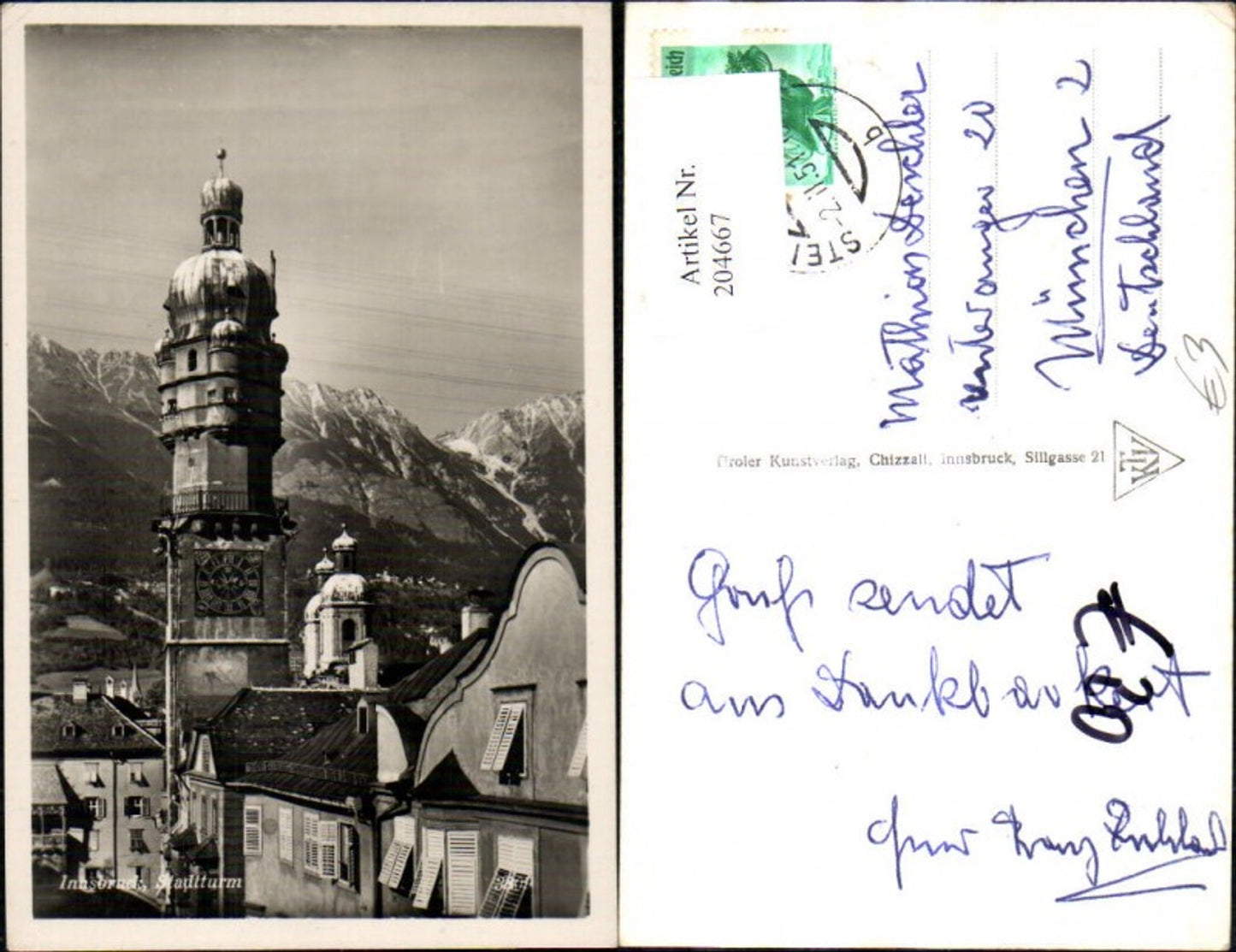 Alte Ansichtskarte – Old Postcard