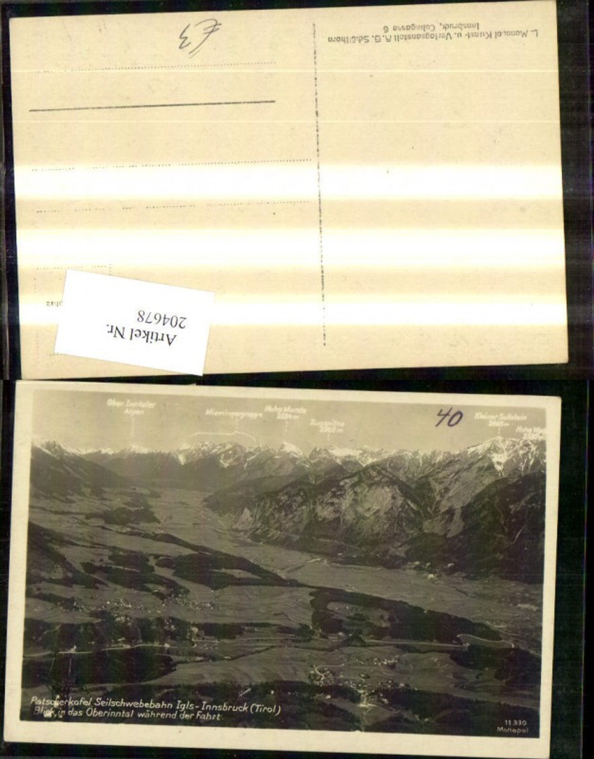 Alte Ansichtskarte – Old Postcard