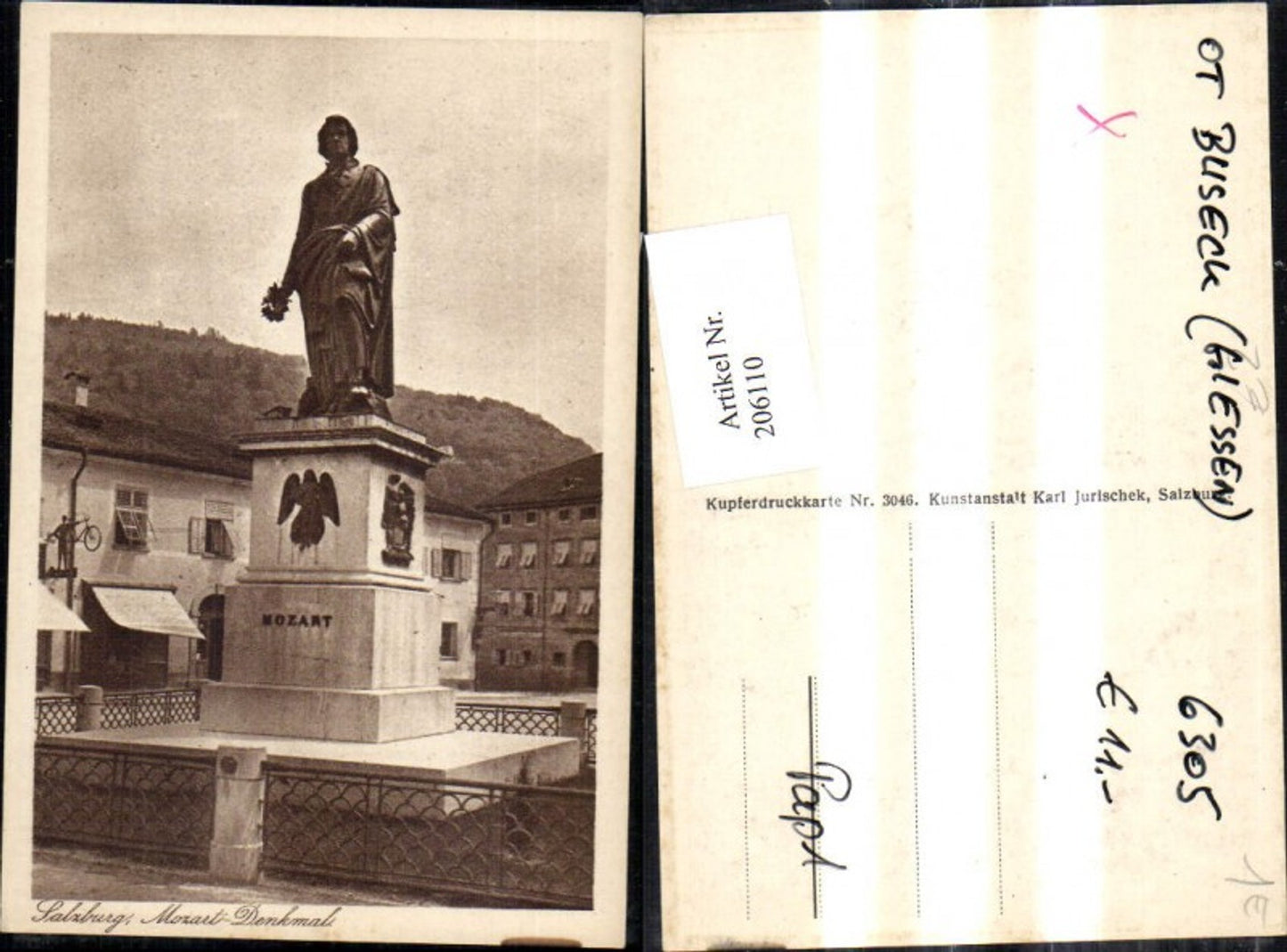 206110,Salzburg Mozart-Denkkmal